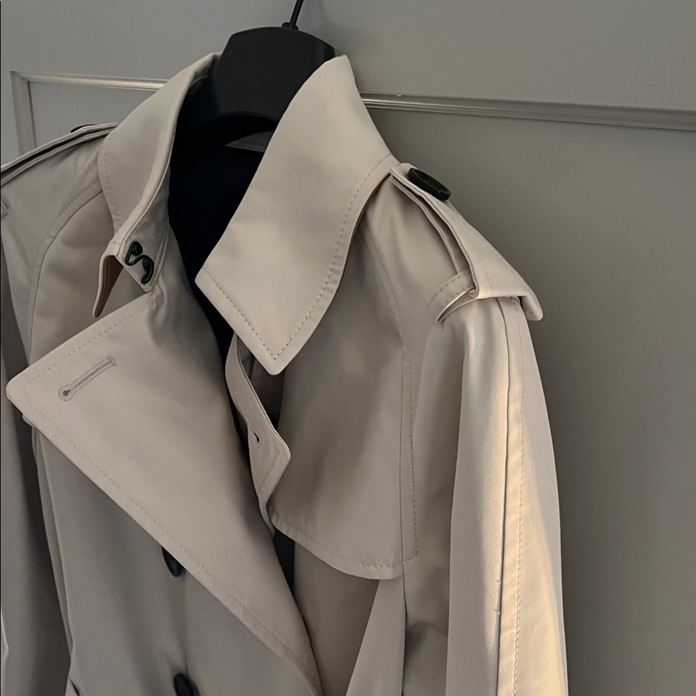 Coach | Solid short trench coat | Porcelain | Size S - Picture 4 of 15